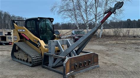 recovery winch for skid steer